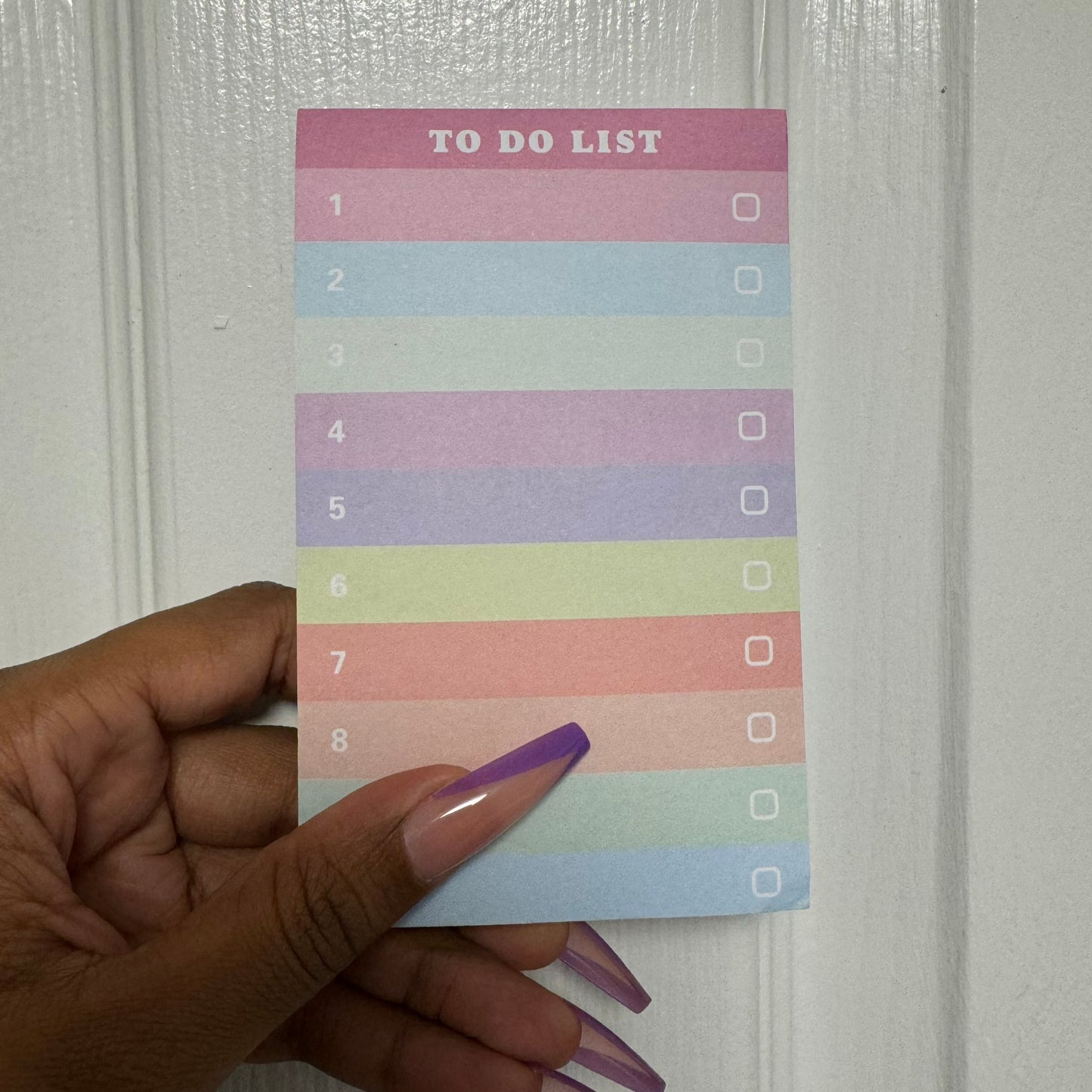 Stripped To-Do List Notepad